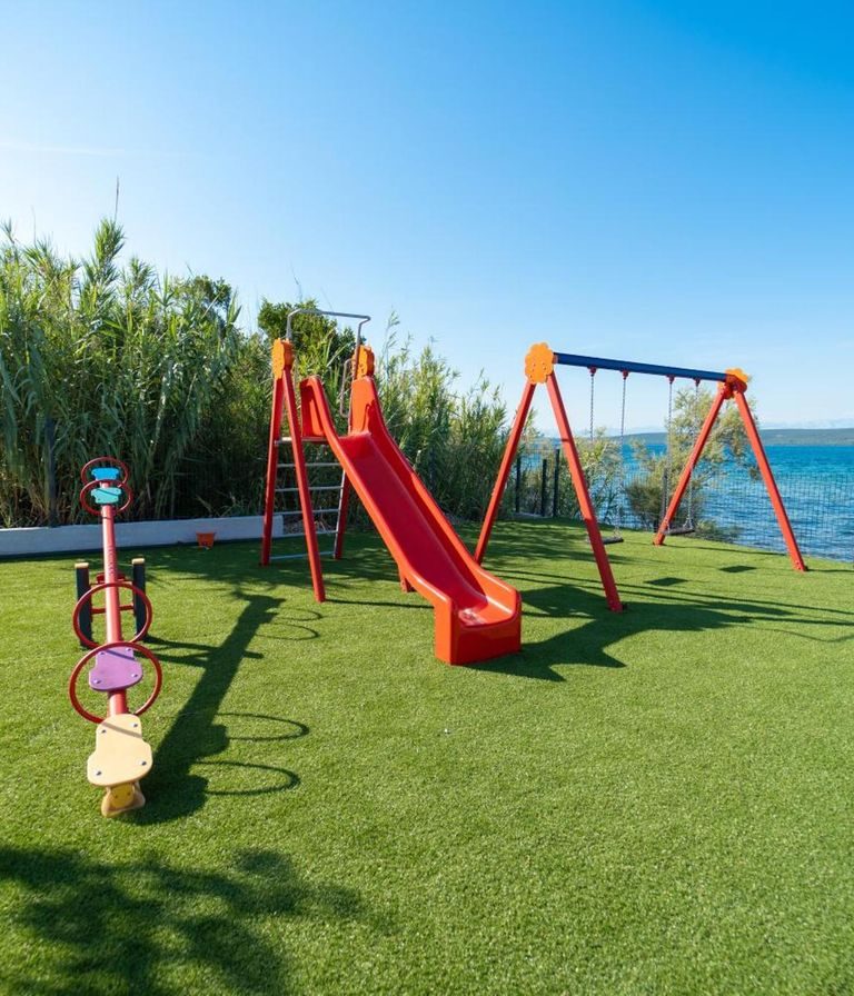 Children's playground at Camping Nevia